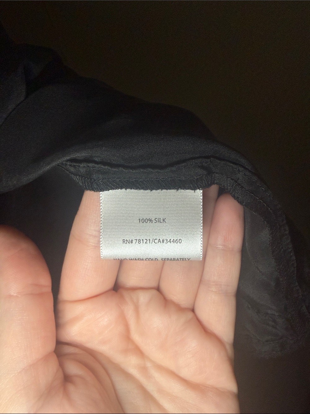 Eileen Fisher Silk Lace Trim Black Camisole Tank Sz XL Luxury - Picture 8 of 9